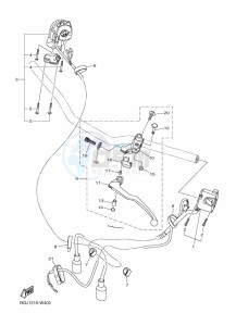 MT-25 MTN250-A (BGJ3) drawing HANDLE SWITCH & LEVER