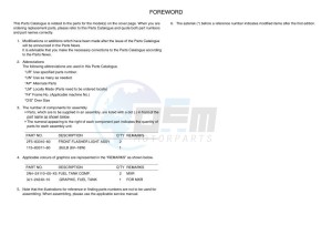 YZ450F (B2W6) drawing Infopage-3