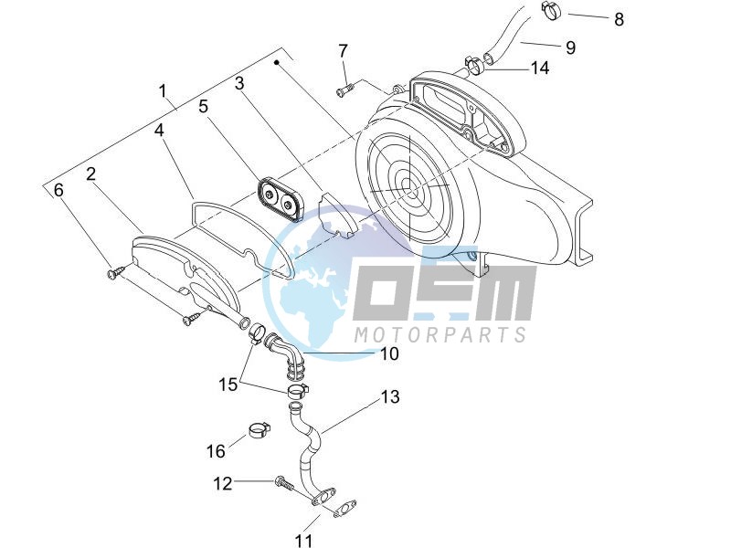 Secondary air box