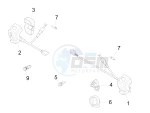 GTV 300 4T 4V ie Touring (USA) USA drawing Selectors - Switches - Buttons