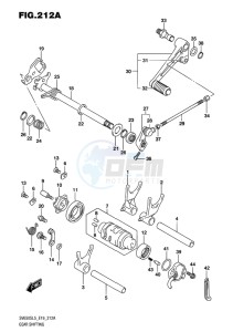 SV650S EU drawing GEAR SHIFTING