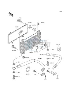 ZX 600 E [NINJA ZX-6] (E4-E6) [NINJA ZX-6] drawing OIL COOLER