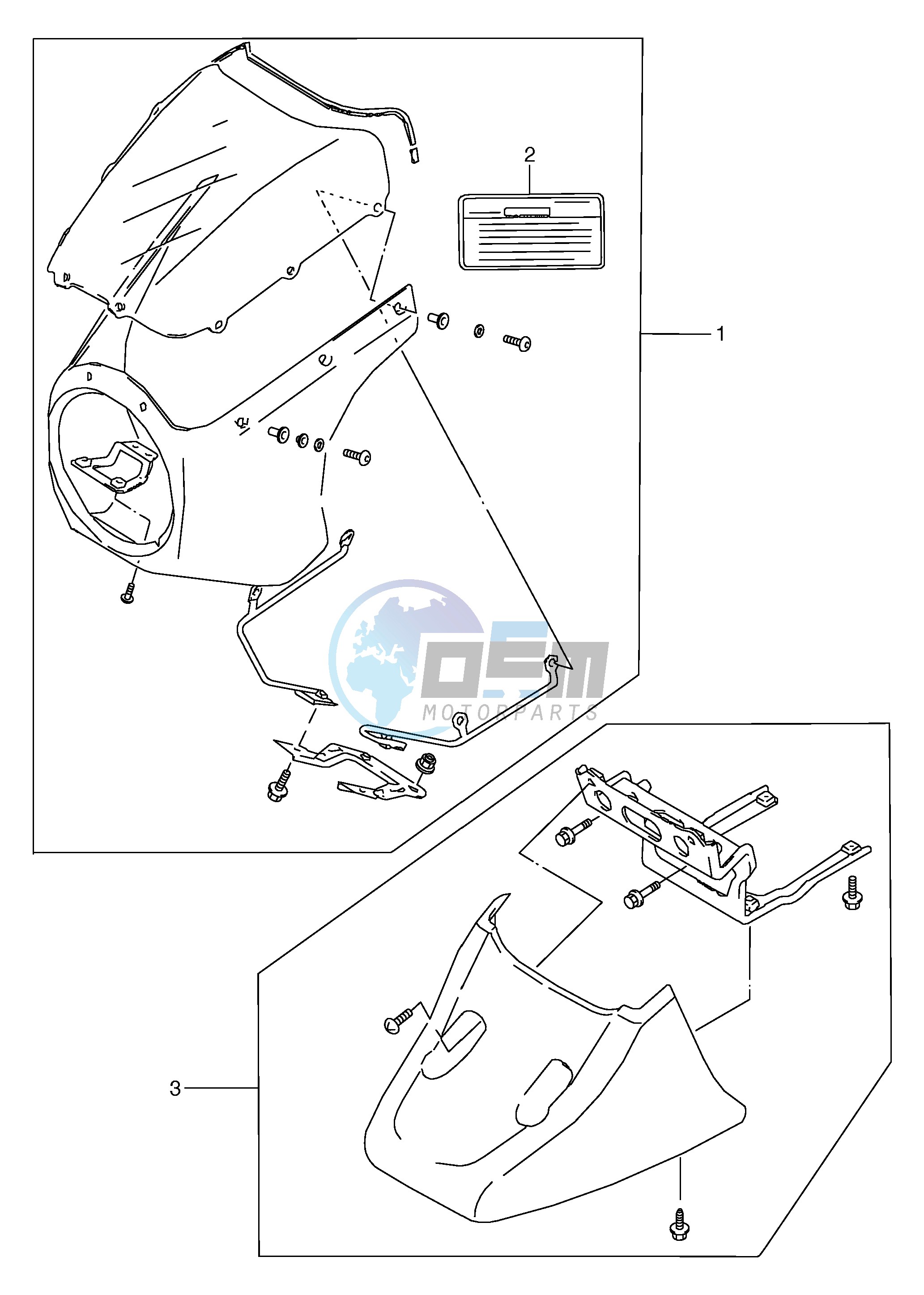 COWLING (OPTIONAL, MODEL V W)