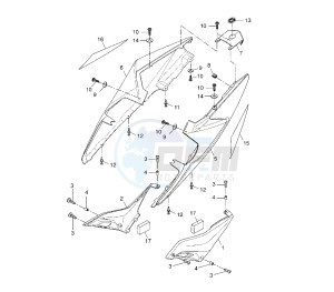 YZF R 125 drawing SIDE COVER