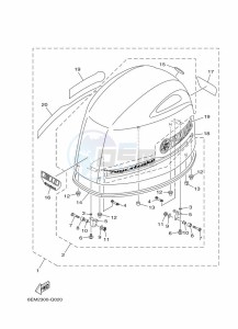 F130AET drawing FAIRING-UPPER