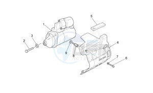 Griso V 8V 1200 drawing Starter motor