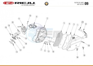 BYE-BIKE-25-KM-H-EURO4-HOLLAND-GREY drawing AIR FILTER