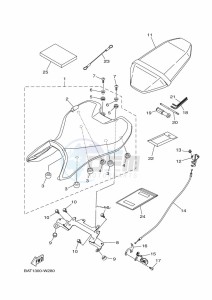 MT-07 MTN690-U (BHH4) drawing SEAT