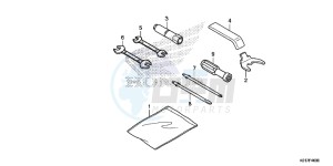 SH125AD SH125i UK - (E) drawing TOOL