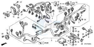 CB600F9 Europe Direct - (ED) drawing WIRE HARNESS