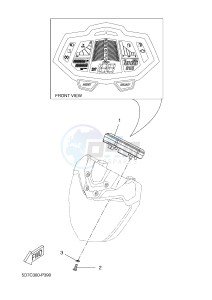 MT125 MT-125 (5D7C) drawing METER