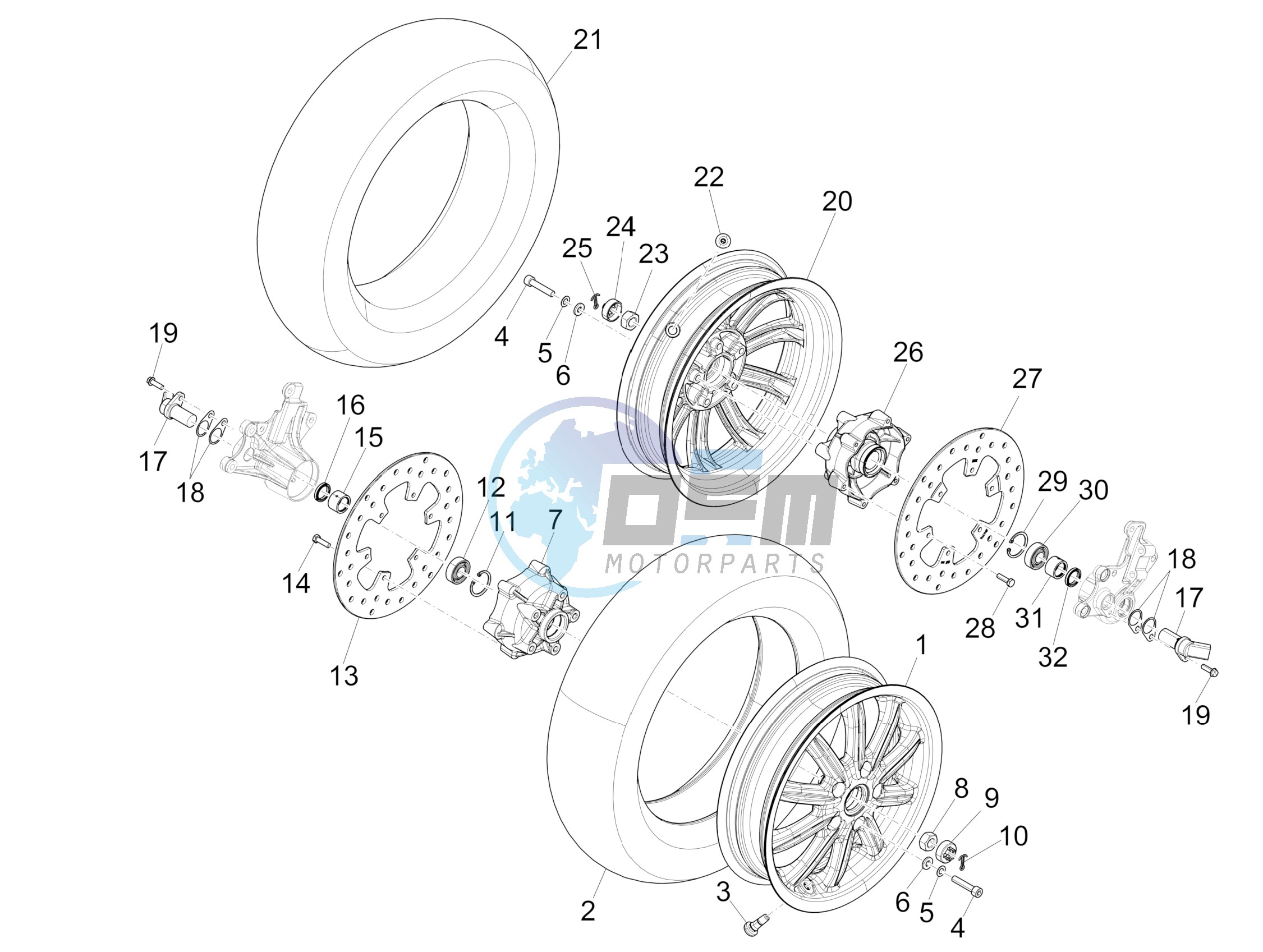 Front wheel