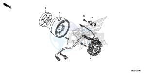 TRX250TMG TRX420 Europe Direct - (ED) drawing GENERATOR