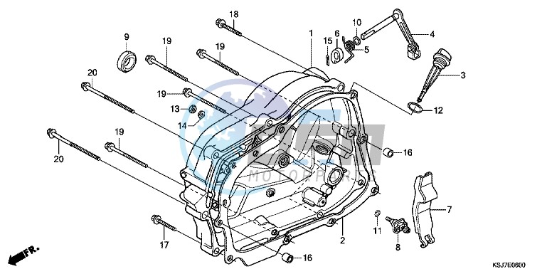 RIGHT CRANKCASE COVER