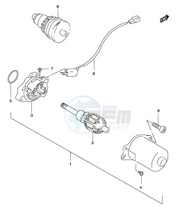 AY50 (P19) katana drawing STARTING MOTOR