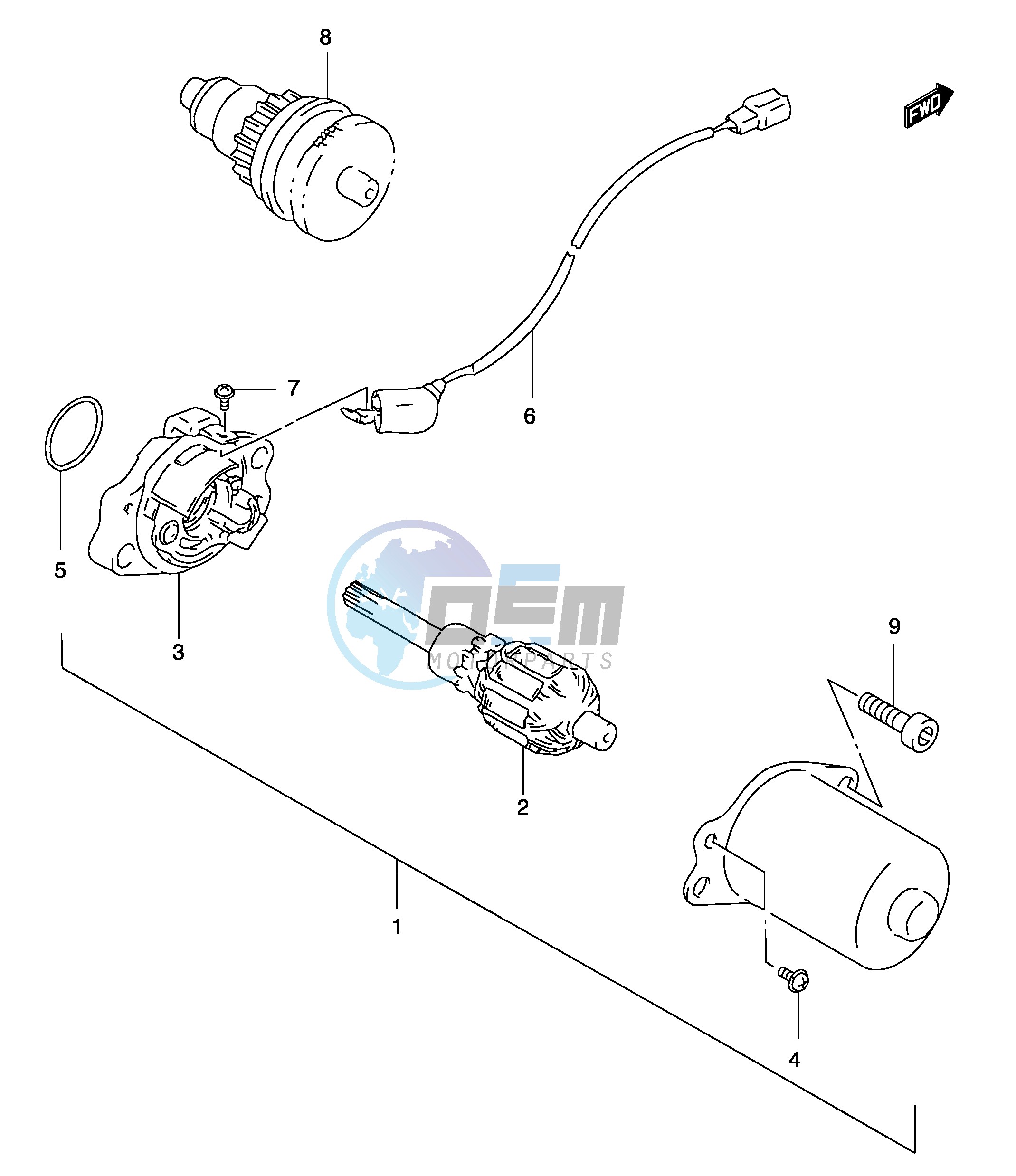 STARTING MOTOR