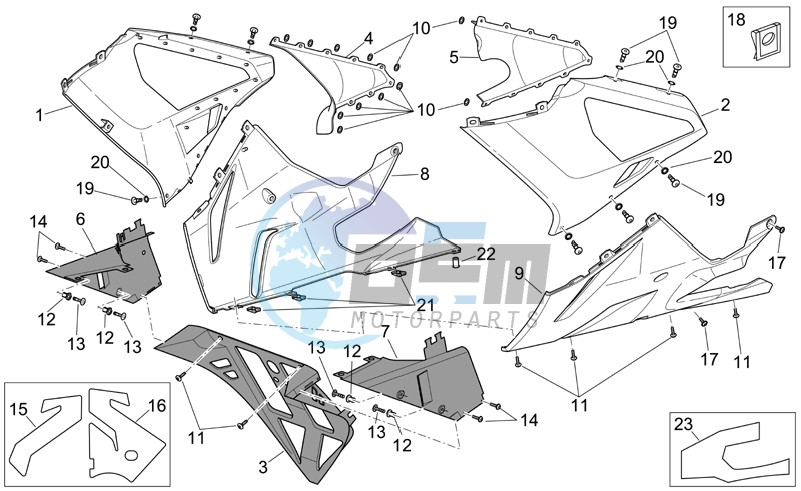 Front body - Fairings II