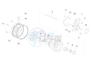 ETV 1200 Caponord Rally USA USA drawing Clutch cover