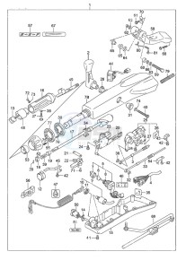 DF 60A drawing Opt: Tiller Handle