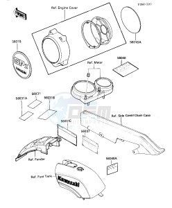 ZX 550 A [GPZ] (A1-A3) [GPZ] drawing LABELS