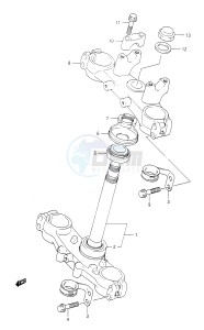 DR350 (E28) drawing STEERING STEM