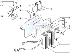 X9 500 drawing Electric devices - Voltage regulator