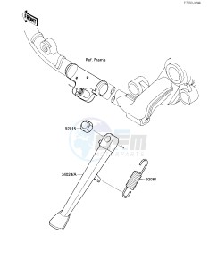 VN 1500 B [VULCAN 88 SE] (B1-B3) [VULCAN 88 SE] drawing STAND-- S- -