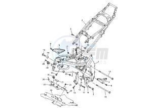 YZF R6 600 drawing FRAME