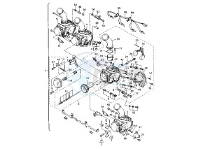 XJ S DIVERSION 900 drawing CARBURETOR