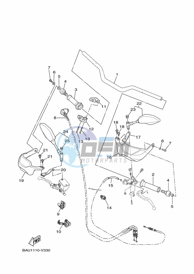 STEERING HANDLE & CABLE