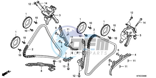 CAM CHAIN/TENSIONER