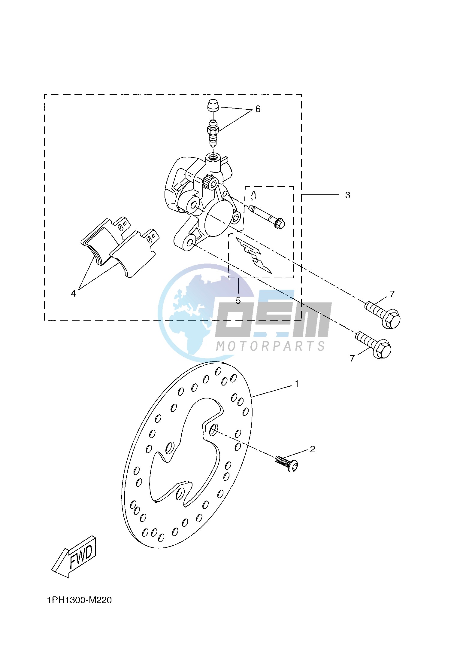 FRONT BRAKE CALIPER