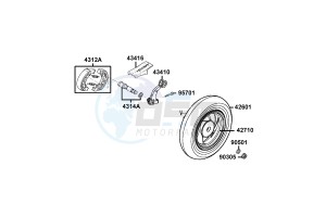 VP 50 drawing Rear Wheel