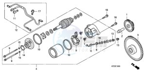 PES125R9 France - (F / CMF STC) drawing STARTING MOTOR