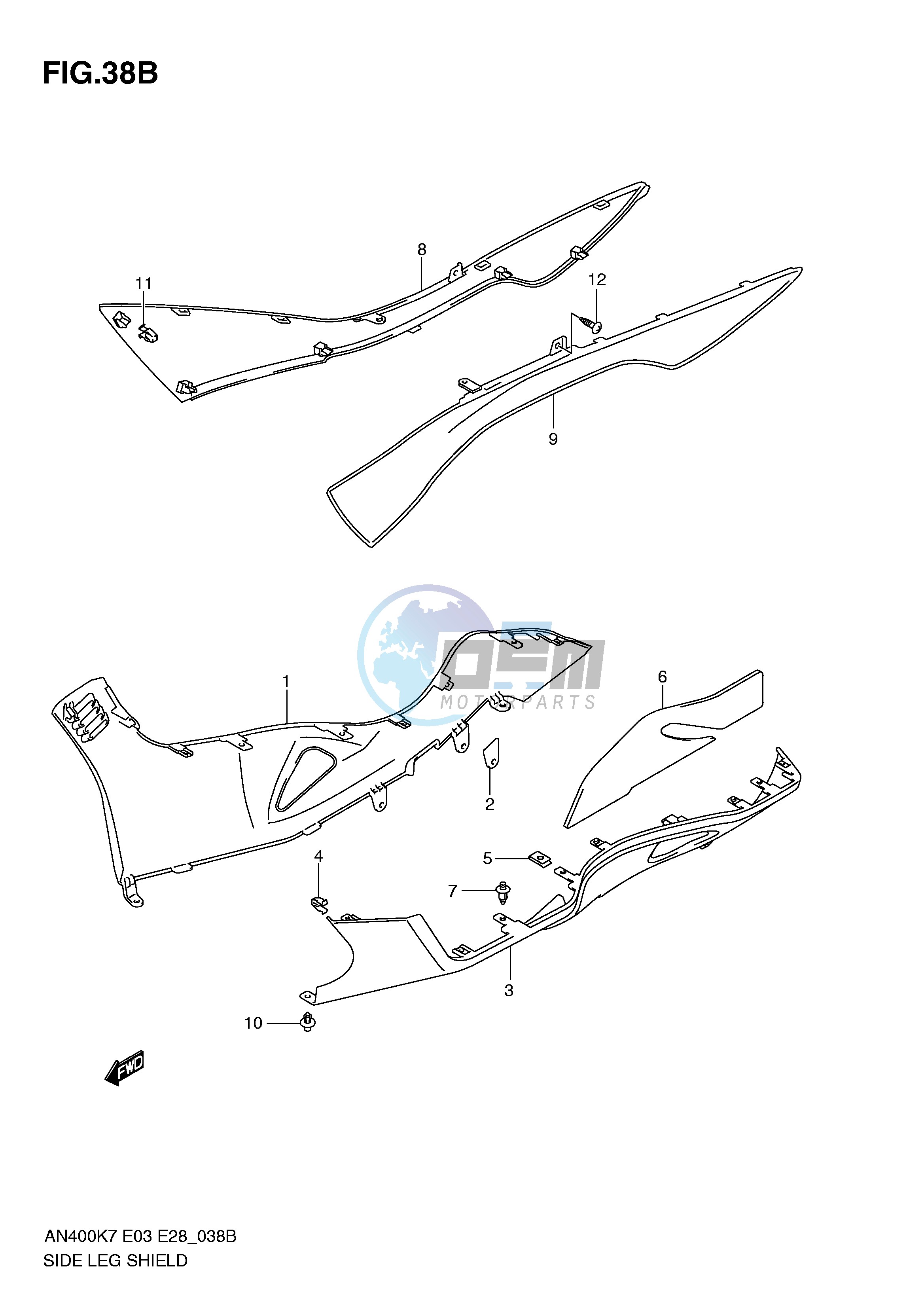 SIDE LEG SHIELD (MODEL L0)