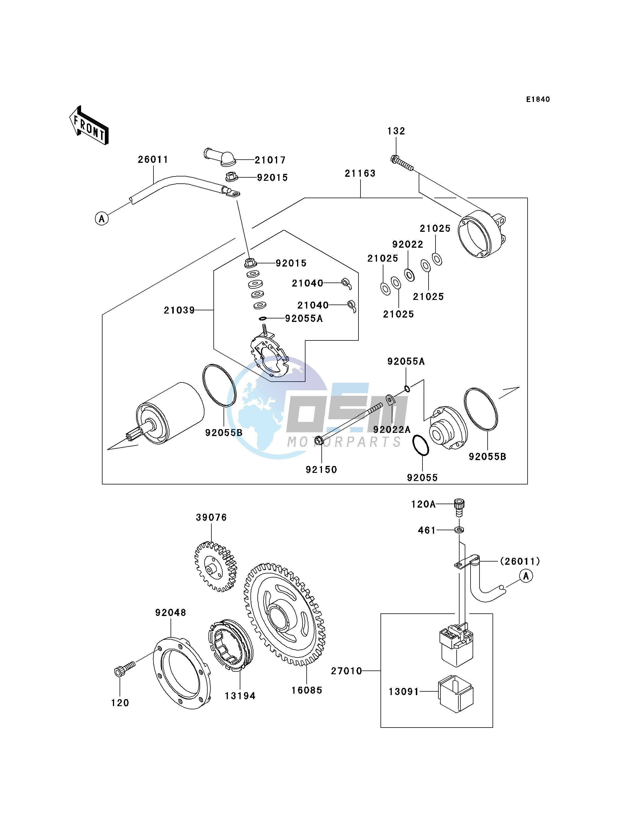 STARTER MOTOR-- A6F- -