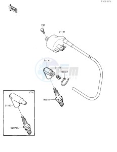 KX 250 F [KX250] (F1) [KX250] drawing IGNITION SYSTEM