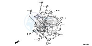 TRX680FAE TRX680 Europe Direct - (ED) drawing CYLINDER