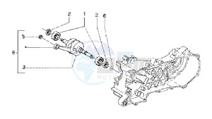 Runner 125 FX 2t drawing Crankshaft