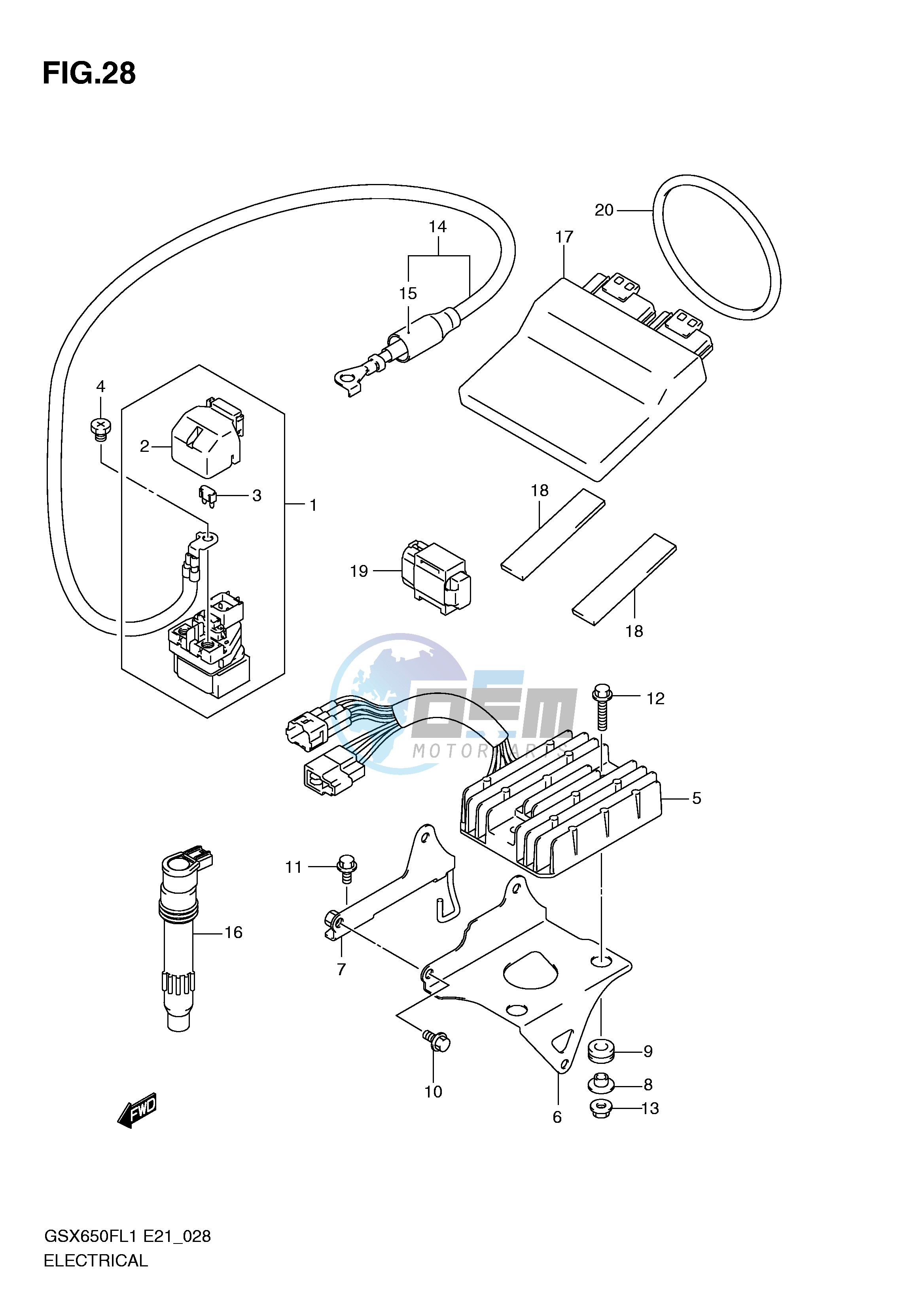 ELECTRICAL (GSX650FUL1 E21)