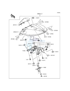 Z800 ZR800AGF FR GB XX (EU ME A(FRICA) drawing Accessory(Single Seat Cover)