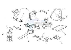 MITO EURO2 125 drawing WORKSHOP SERVICE TOOLS