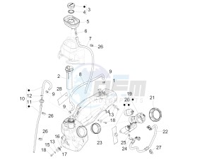 Liberty 50 iGet 4T 3V 25kmh (EMEA) drawing Fuel tank