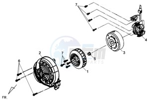 JET 4 R50 drawing MAGNETO / FLYWHEEL