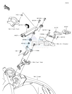 NINJA ZX-10R ZX1000SJFA XX (EU ME A(FRICA) drawing Steering Damper