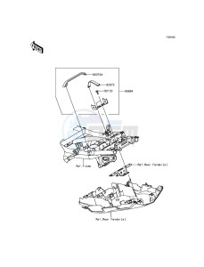 VERSYS 650 ABS KLE650FGF XX (EU ME A(FRICA) drawing Accessory(U-Lock Bracket)