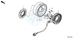 TRX500FAA Europe Direct - (ED) drawing GENERATOR