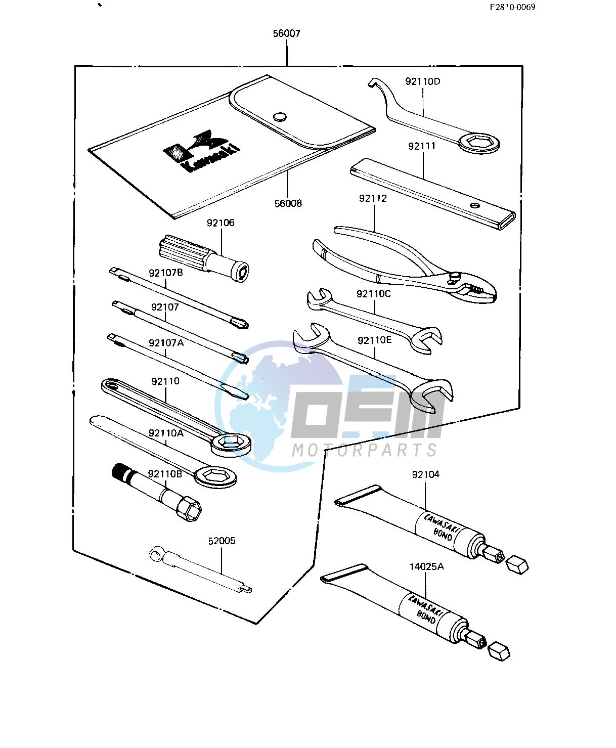 OWNER TOOLS -- KZ550-H1- -