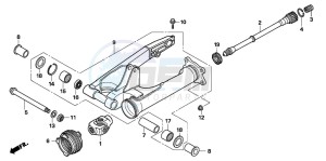 NT700VA drawing SWINGARM