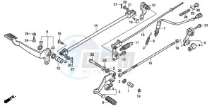 VT600C drawing PEDAL